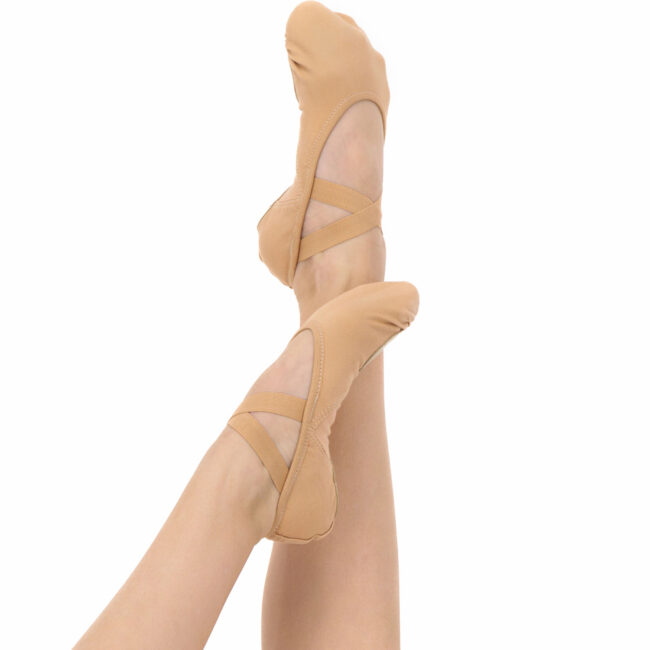 Split Sole Technical Canvas Ballet Shoes